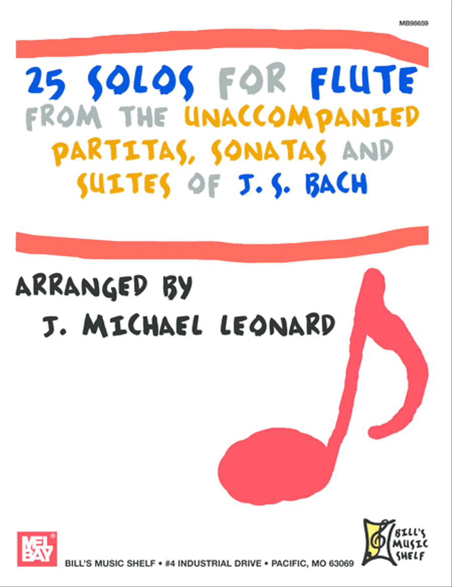 25 Solos for Flute Flute Solo scores gallery preview page 1
