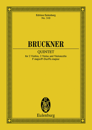 Book cover for String Quintet F major