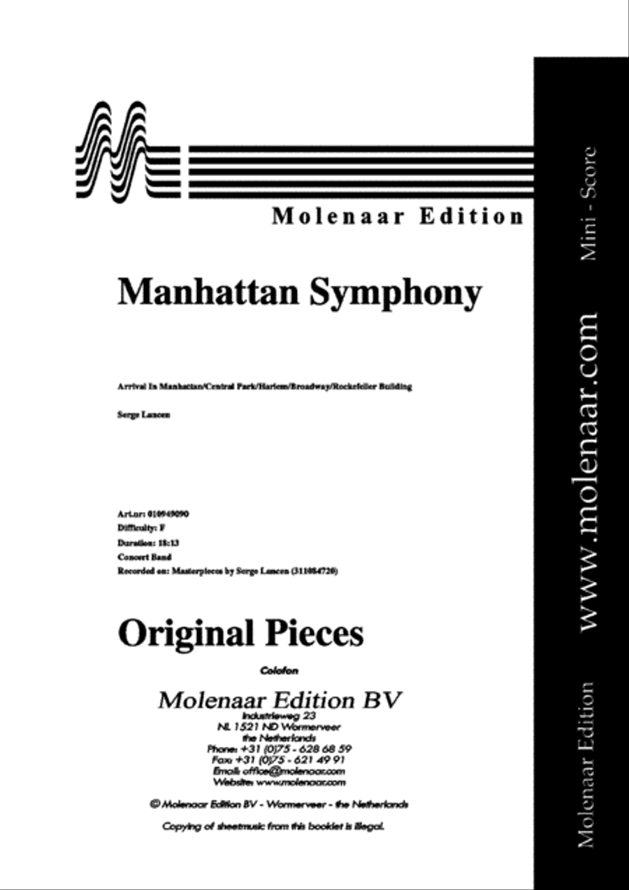 Manhattan Symphony Concert Band scores gallery preview page 2