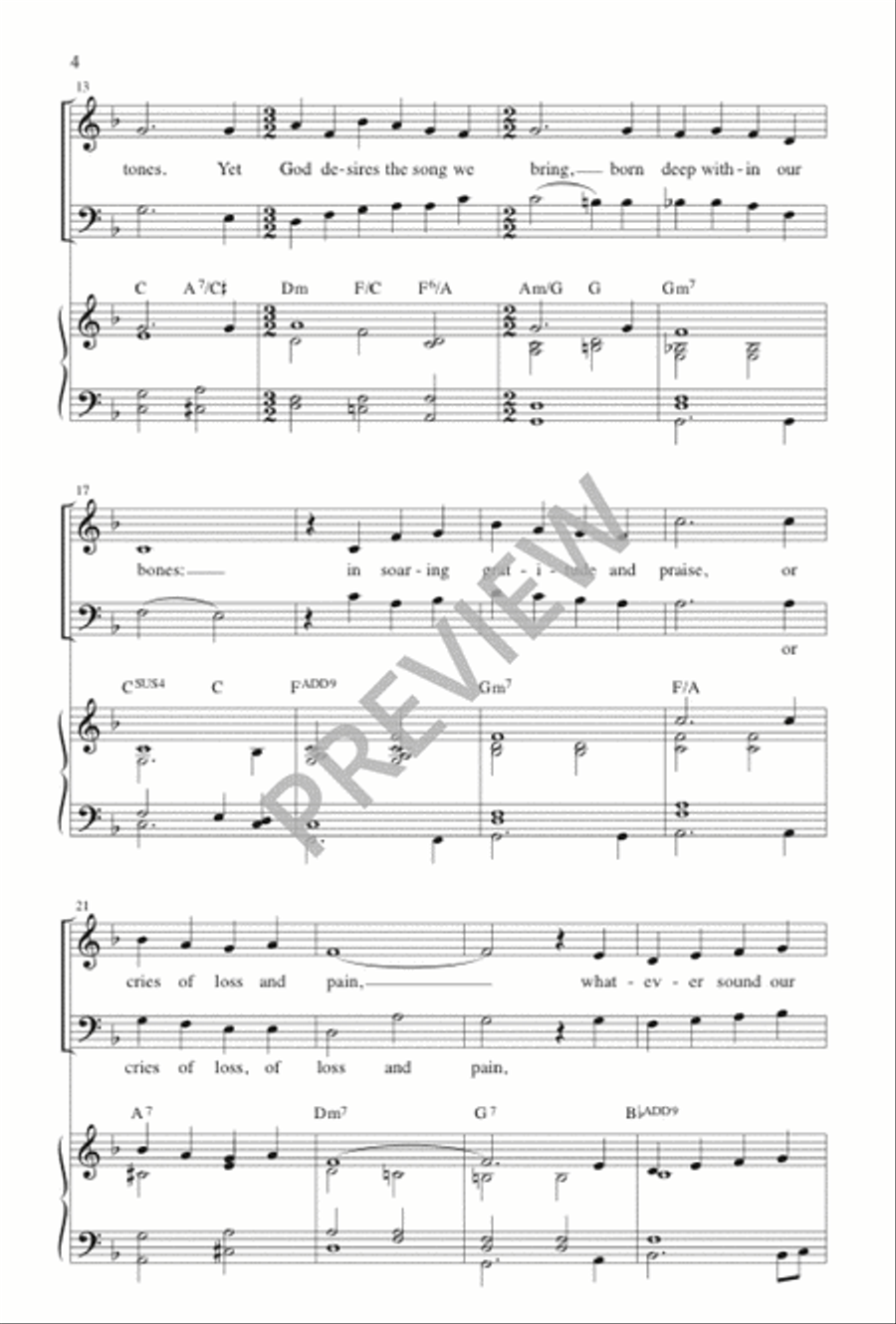With Sweetest Music 4-Part scores gallery preview page 5