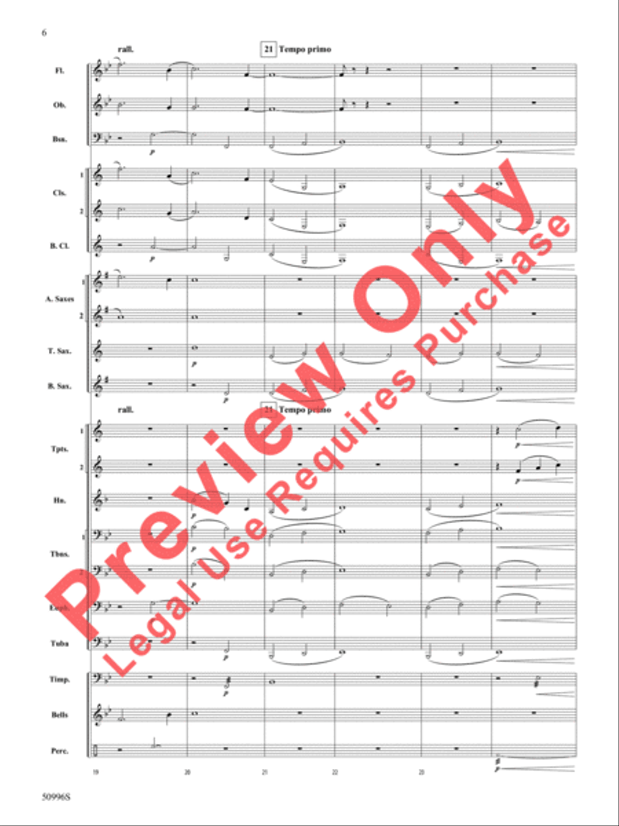 Cherished Concert Band scores gallery preview page 7