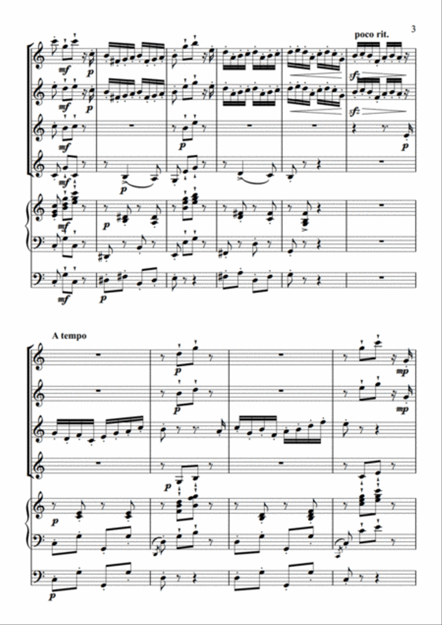 Divertissement pizzicati Divertissement pizzicati Set of Parts scores gallery preview page 5