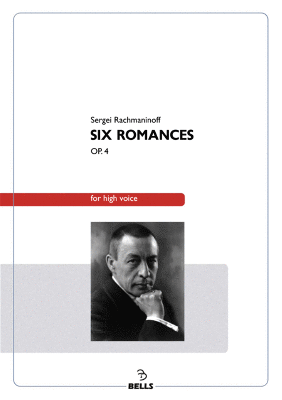 Six Romances, Op. 4 Voice Solo scores gallery preview page 1