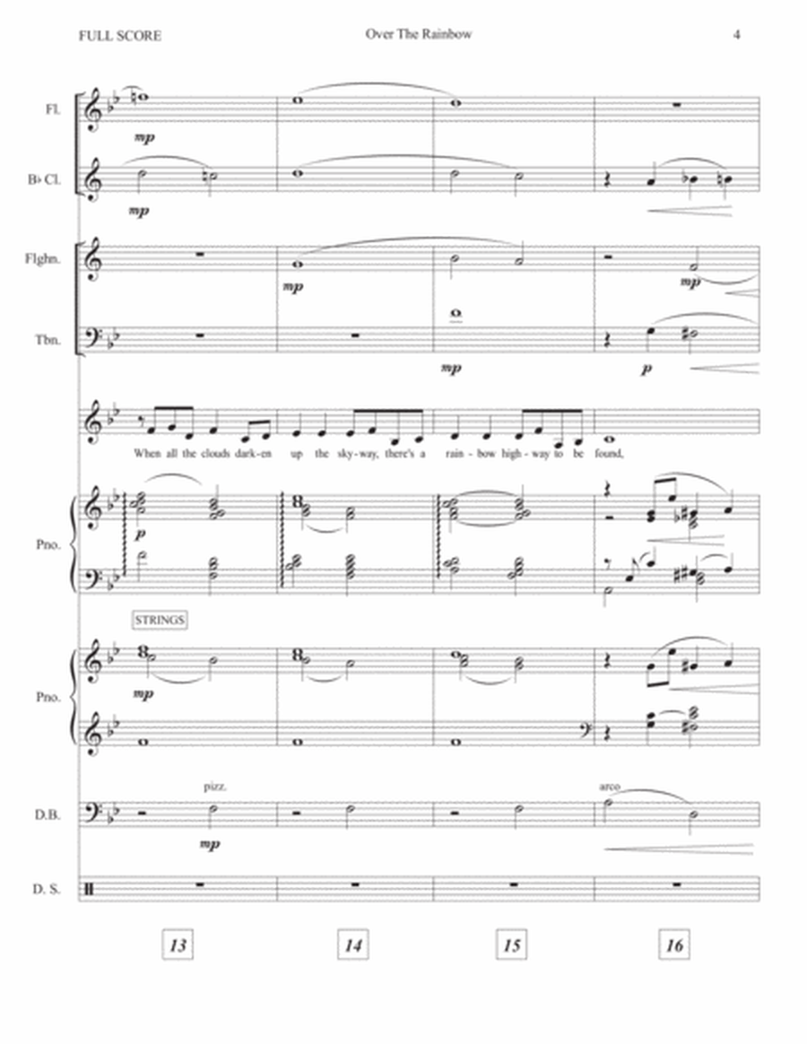 Over The Rainbow (from The Wizard Of Oz) - Score Only image number null