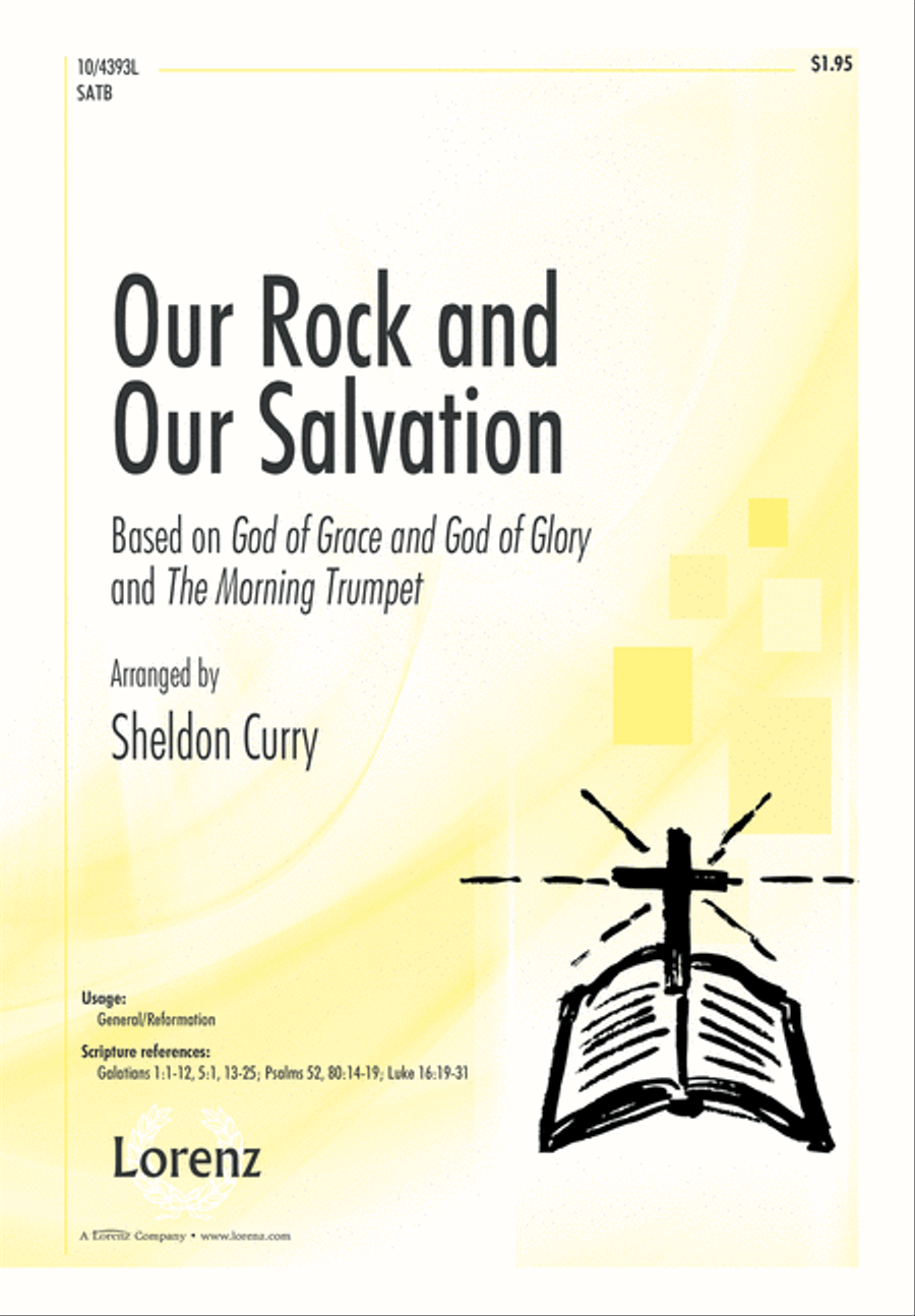 Our Rock and Our Salvation 4-Part scores gallery preview page 1