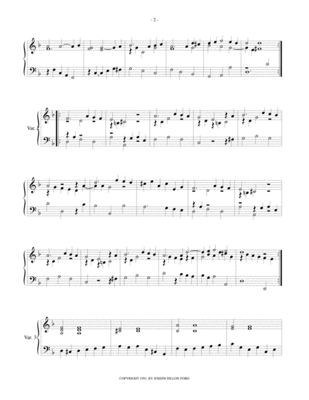 Variationen über ein Thema von Georg Friedrich Händel für das Cembalo (Variations on a Theme by G image number null