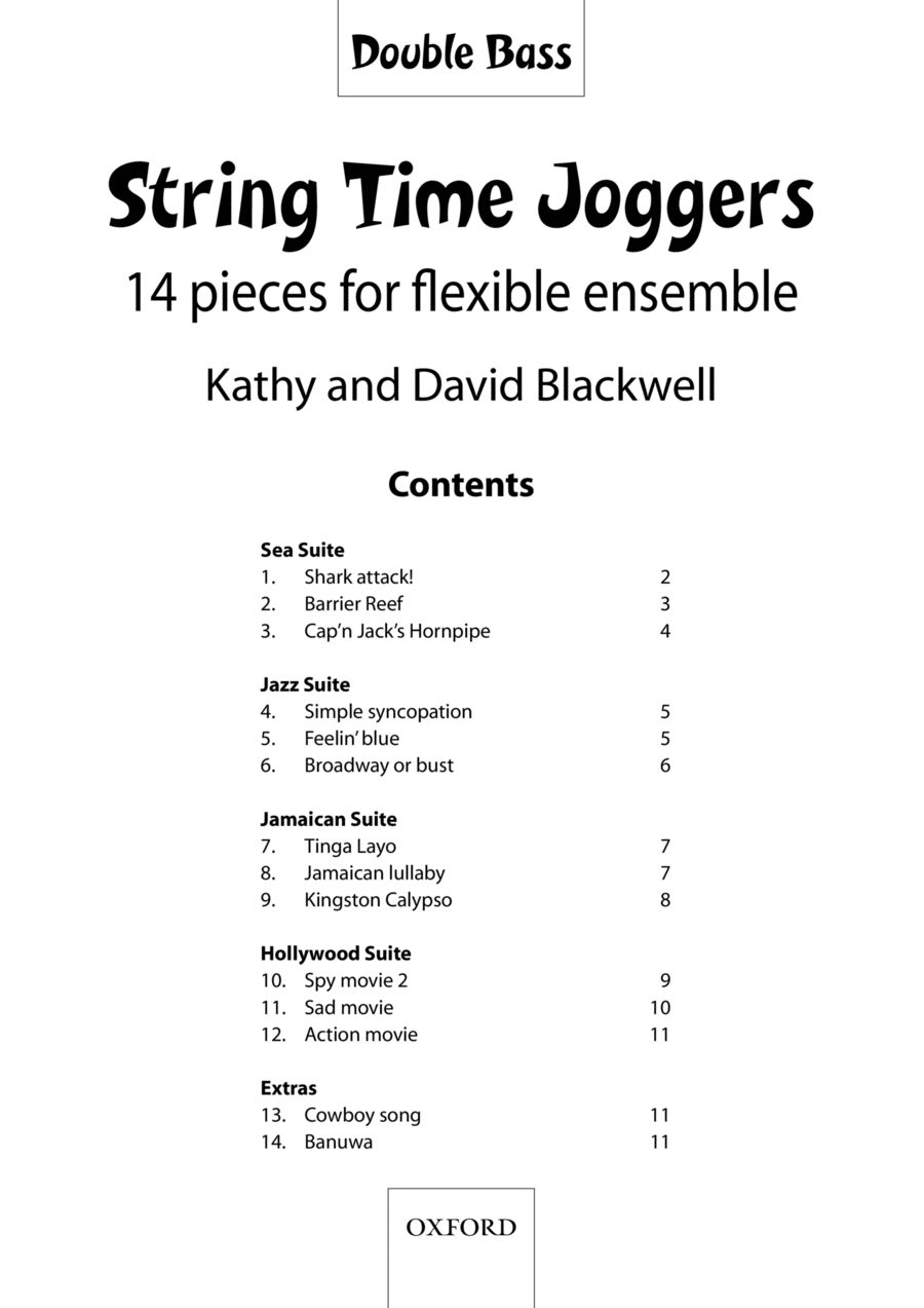 Book cover for String Time Joggers