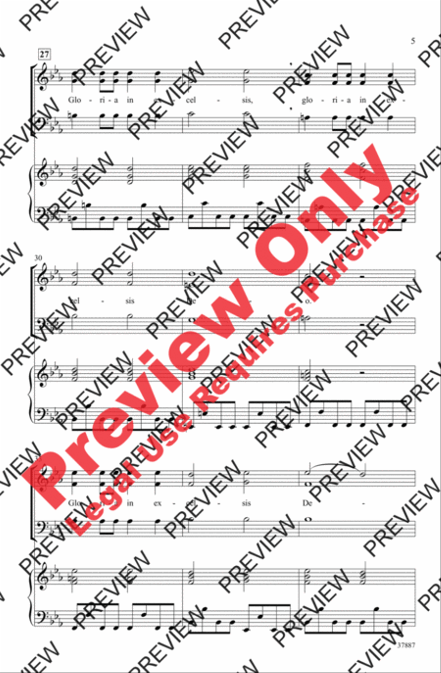 A Classic Christmas 3-Part scores gallery preview page 5