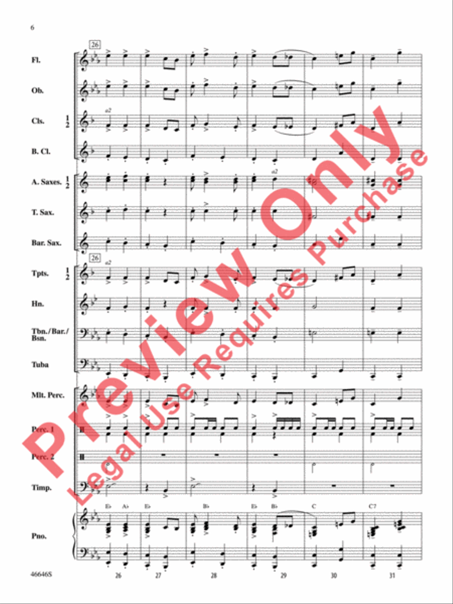 American Pride American Pride Concert Band scores gallery preview page 7