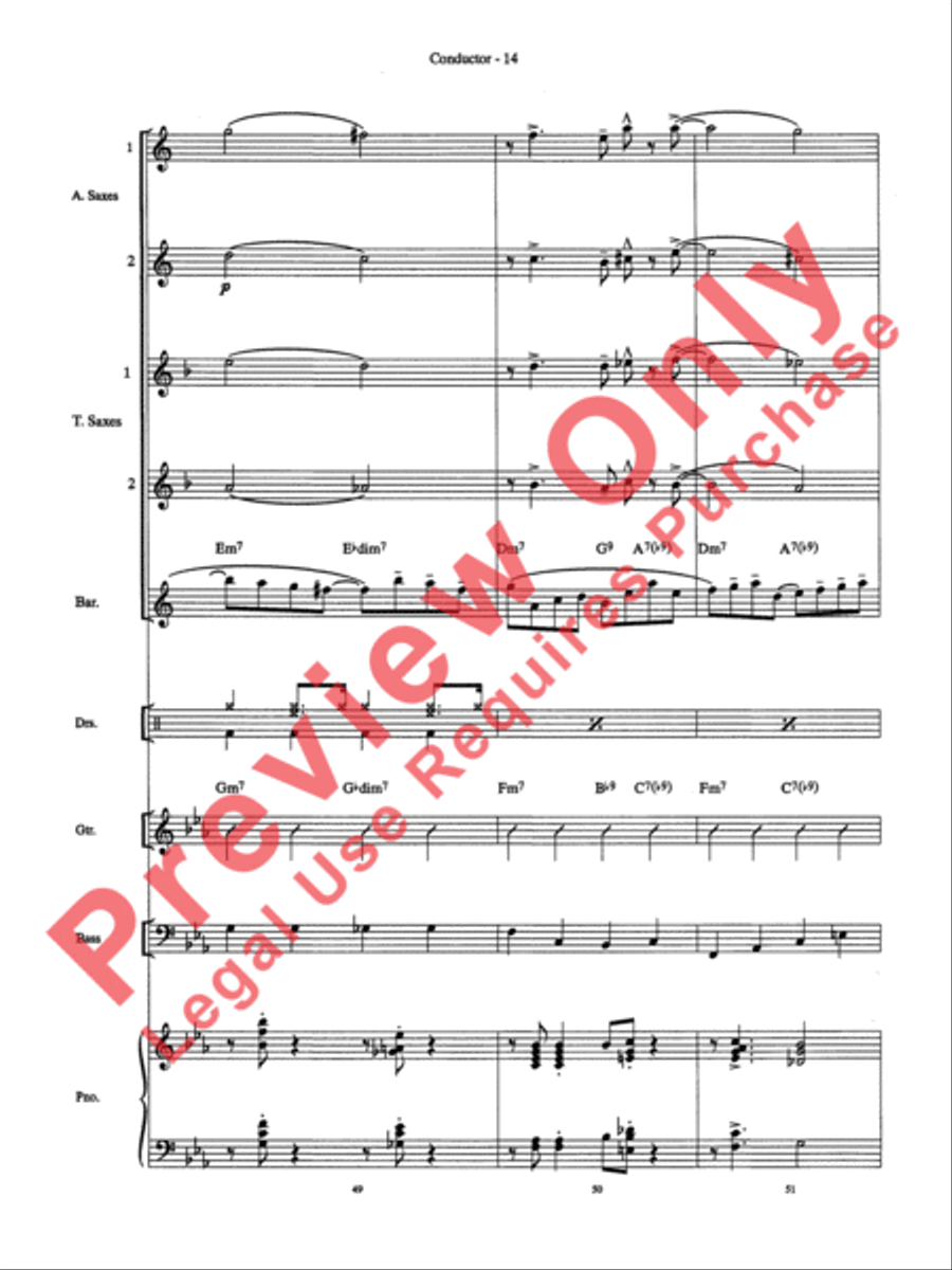 Let It Snow! Let It Snow! Let It Snow! Small Ensemble scores gallery preview page 15