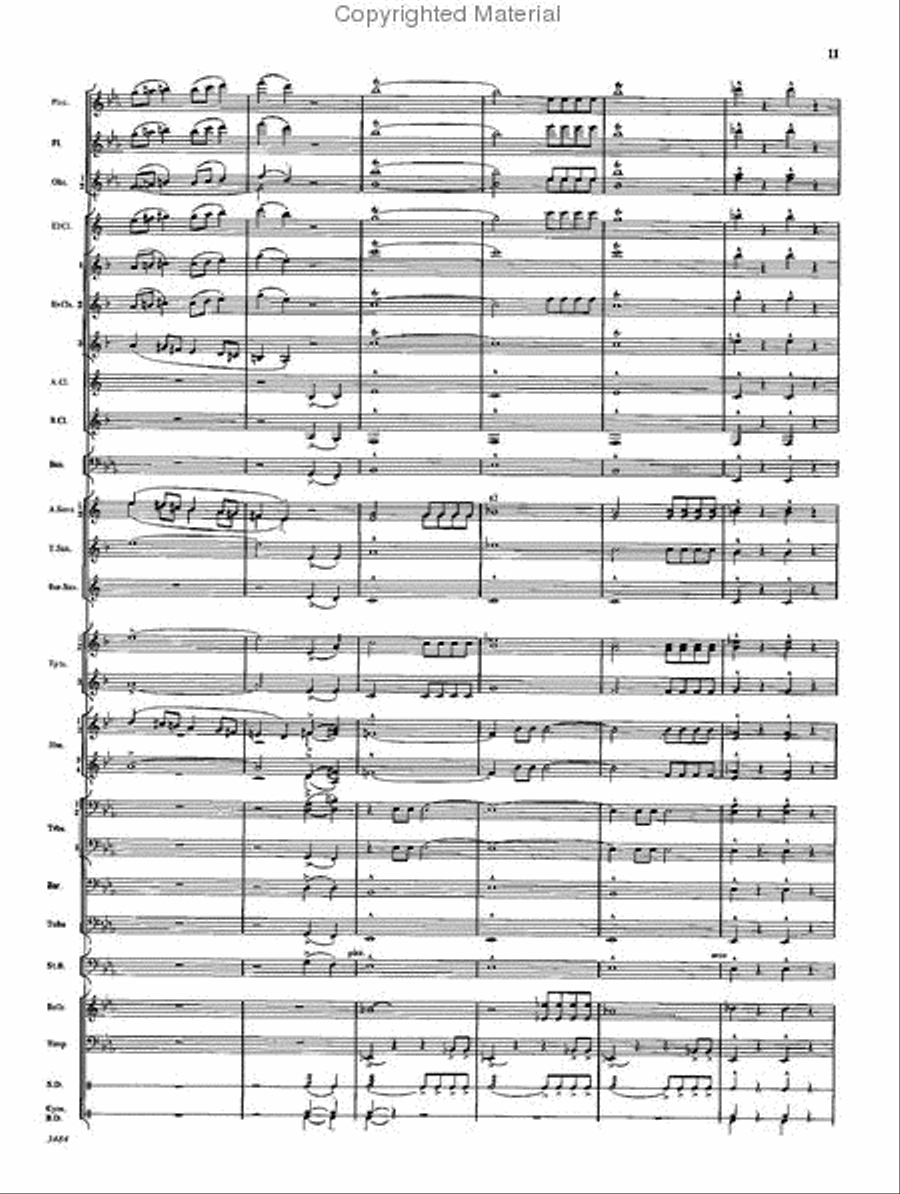 The Americans The Americans Concert Band scores gallery preview page 10