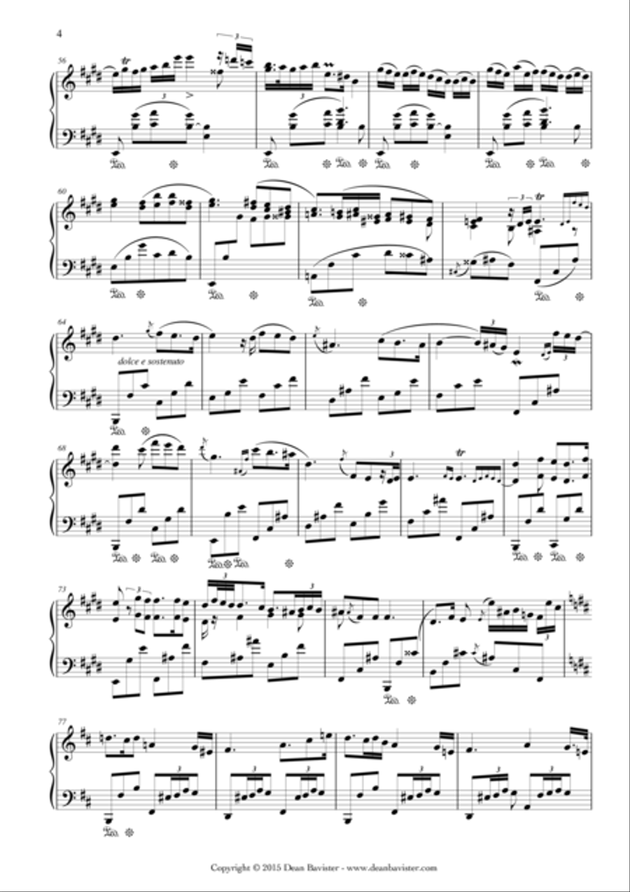Polonaise in A Major, for piano (Opus 23) Piano Solo scores gallery preview page 5