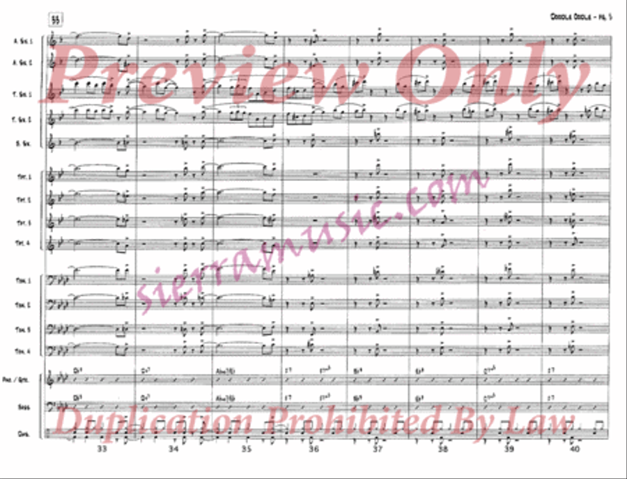 Doodle Oodle Jazz Ensemble scores gallery preview page 6