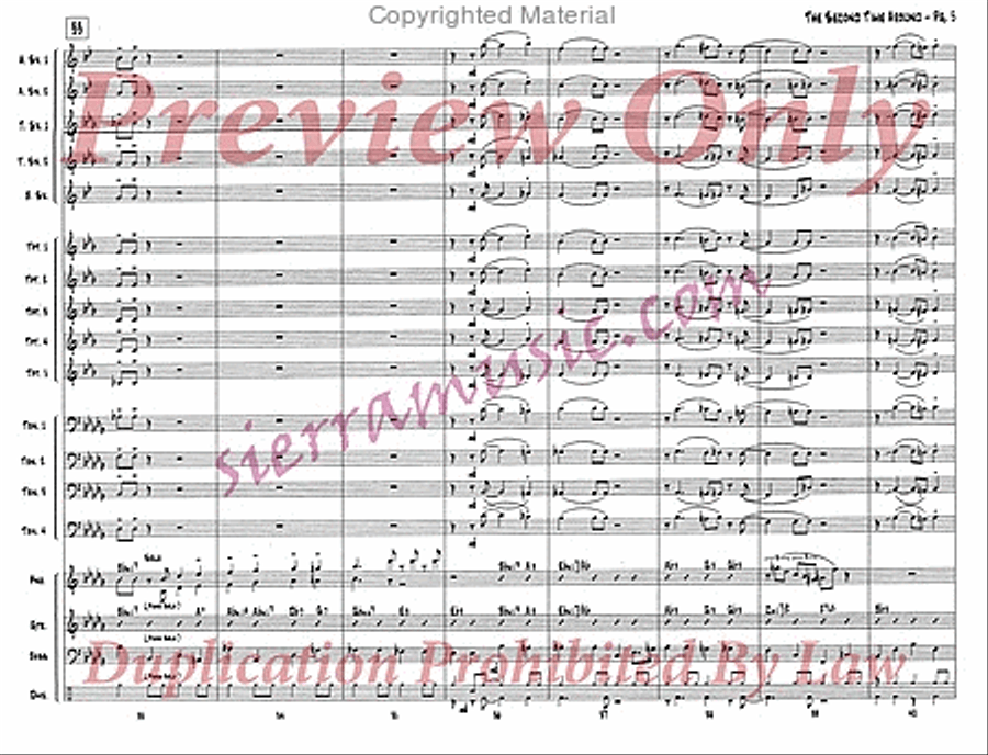 The Second Time Around (Pro) Jazz Ensemble scores gallery preview page 6