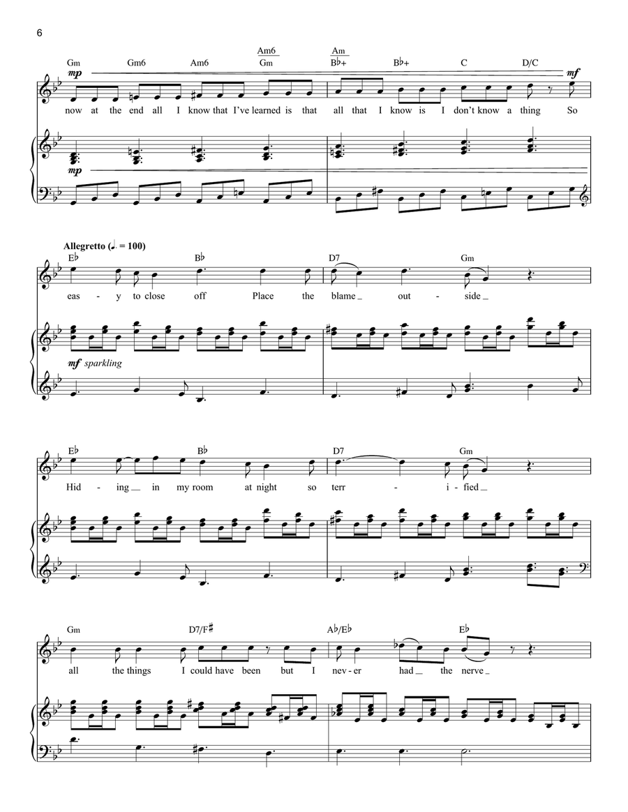 Dust And Ashes [Solo version] (from Natasha, Pierre & The Great Comet of 1812) Baritone Horn TC scores gallery preview page 6