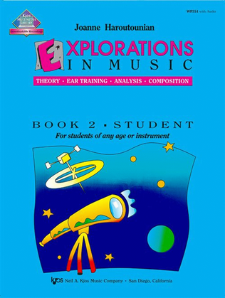 Book cover for Explorations in Music, Book 2 (Book & Audio)