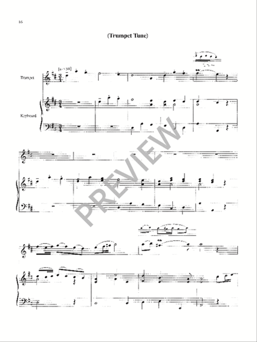 Three Celebrated Trumpet Tunes - Volume 2 C Trumpet scores gallery preview page 18