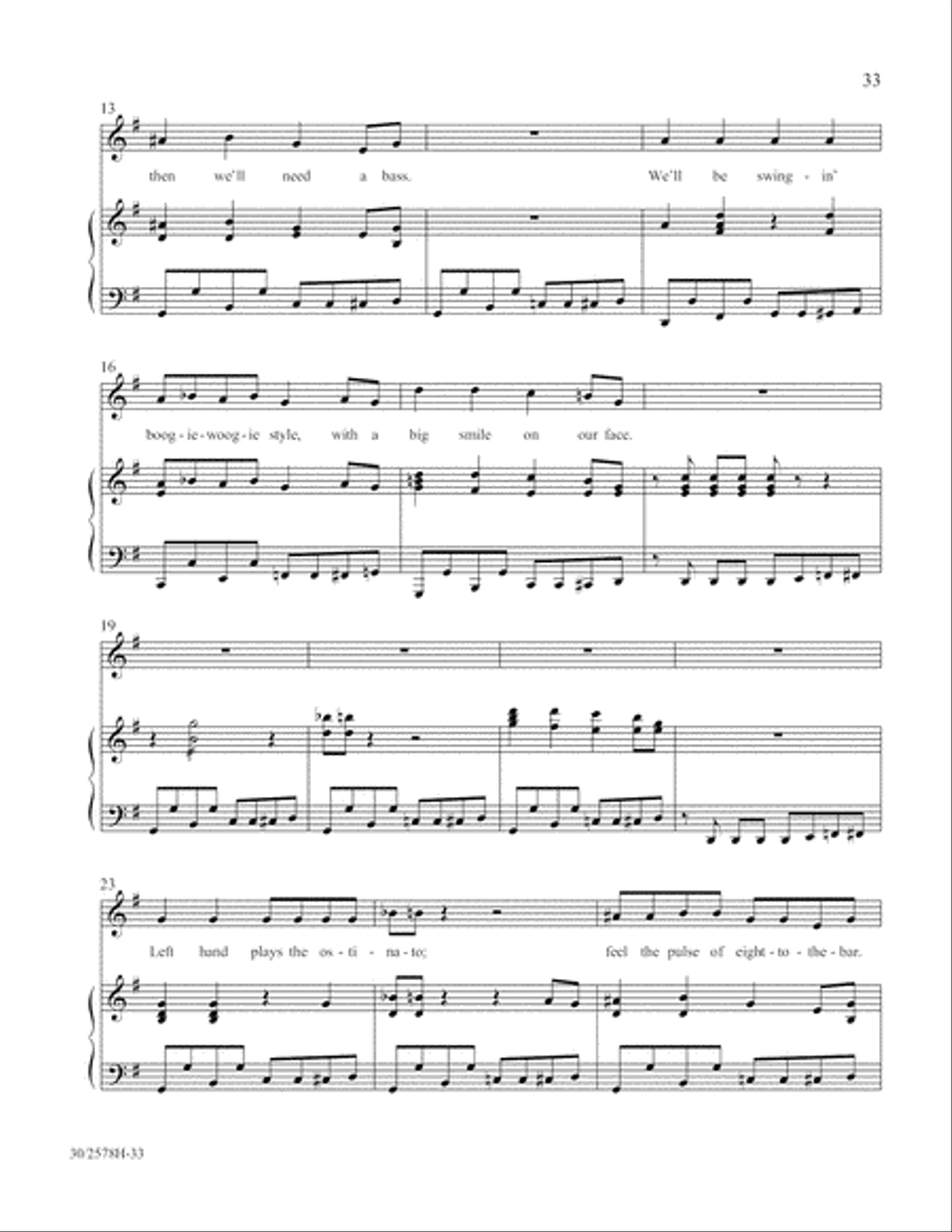The World of Rhythm Unison Choir scores gallery preview page 34