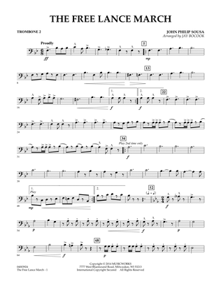 The Free Lance March - Trombone 2
