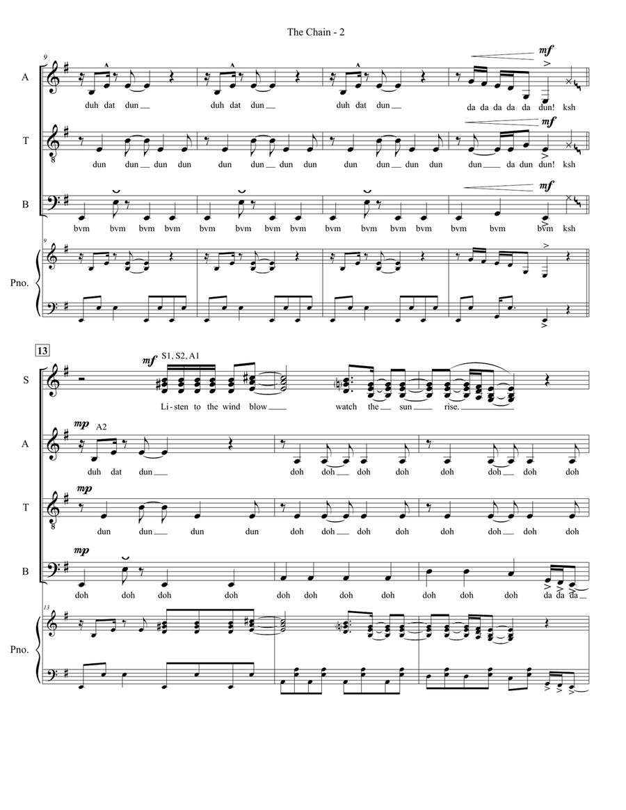 The Chain Divisi scores gallery preview page 2