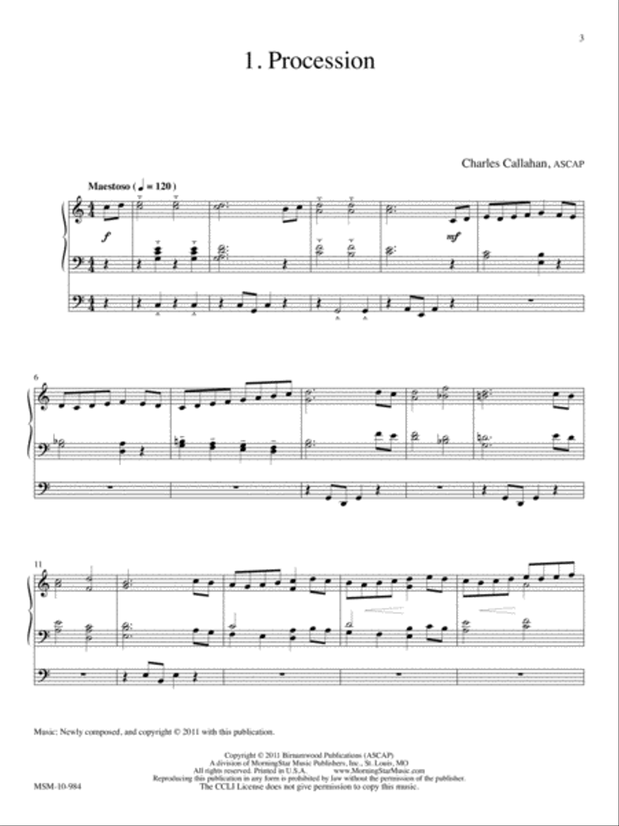 Suite in Classic Style Suite in Classic Style Organ scores gallery preview page 2