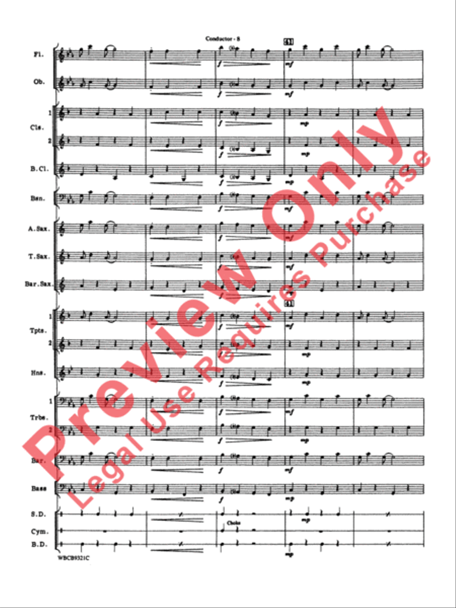 Star Wars Highlights Star Wars Highlights Concert Band scores gallery preview page 11