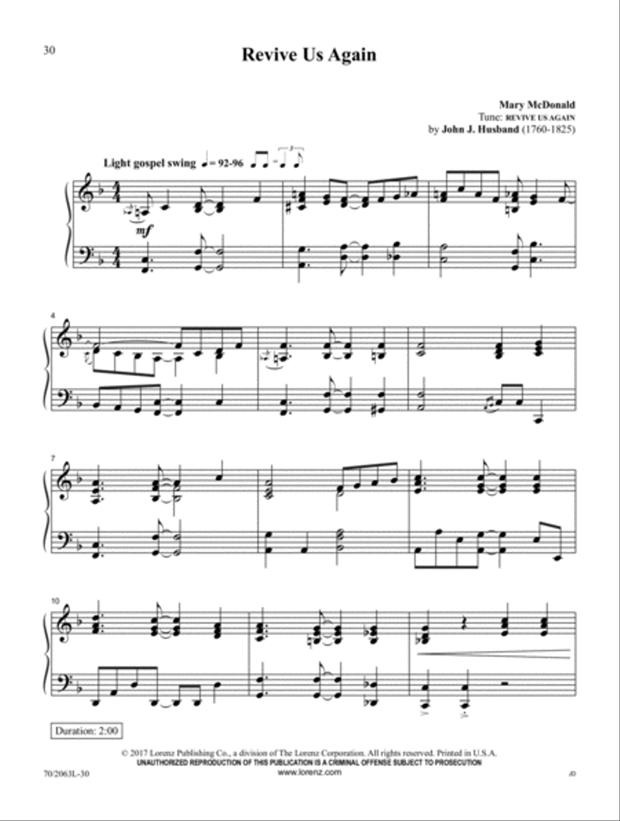 Break Forth Into Song Piano Solo scores gallery preview page 17