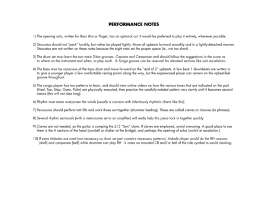 Ojítos (Little Eyes) - Conductor Score (Full Score) Jazz Ensemble scores gallery preview page 3