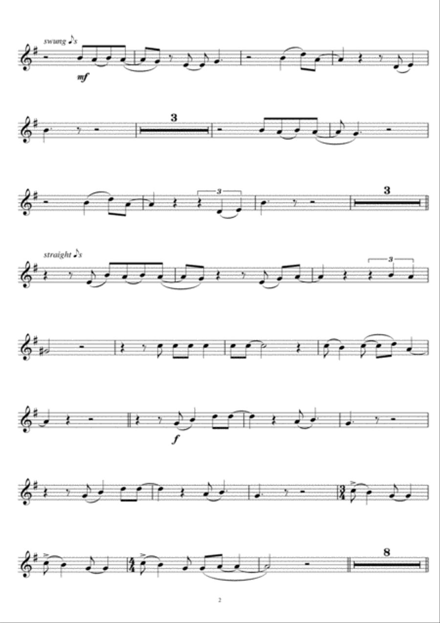 It Must Be Love Flute Solo scores gallery preview page 2
