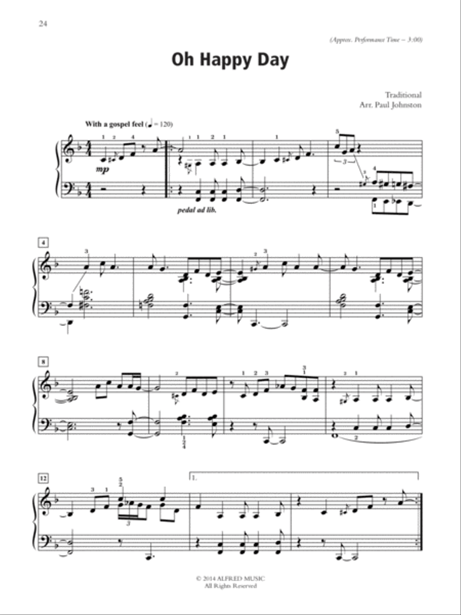 Jazzy Hymns and Spirituals Piano Solo scores gallery preview page 4