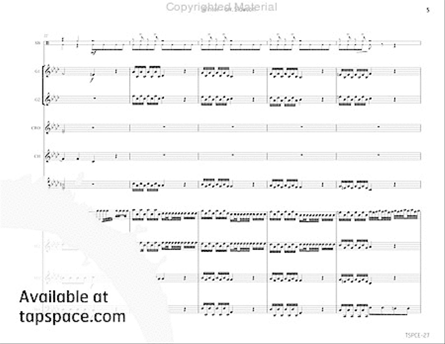 Winter Percussion Ensemble scores gallery preview page 10