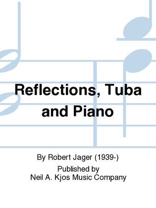 Book cover for Reflections, Tuba and Piano