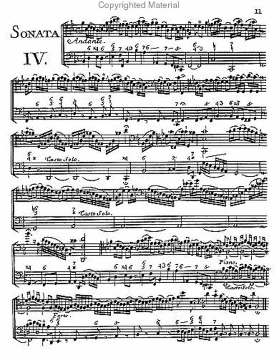 Sonatas for cello and continuo - Book III