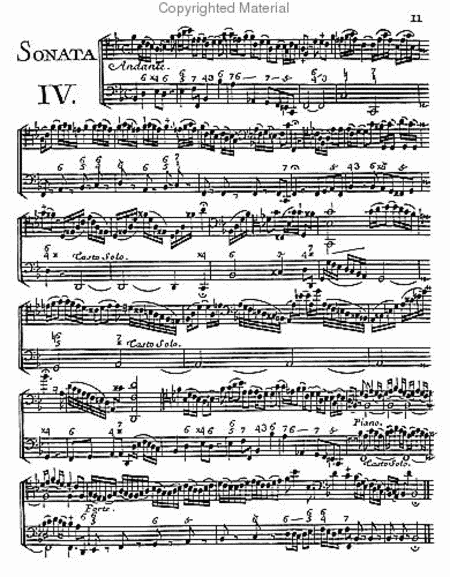 Sonatas for cello and continuo - Book III