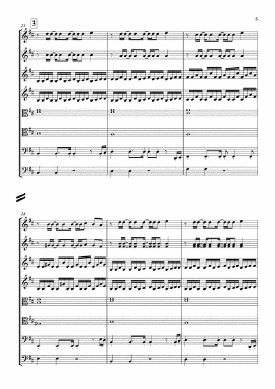 Get Lucky Get Lucky String Quartet scores gallery preview page 6