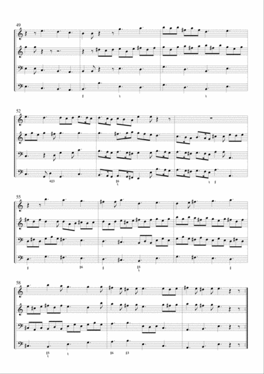 Isabella Leonarda, Sonata op.16 n.11 in e minor Small Ensemble scores gallery preview page 5