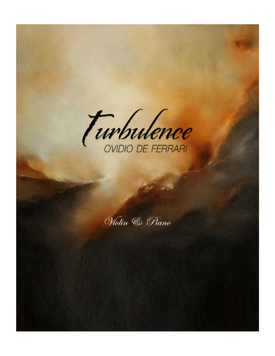 Turbulence( Violin & Piano) Violin Solo scores gallery preview page 1
