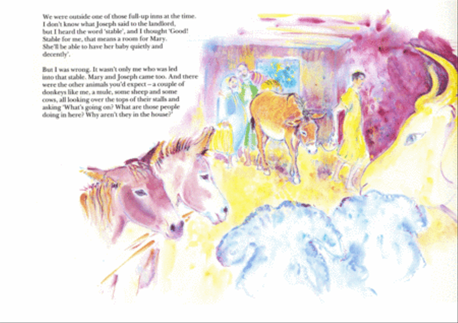 The Donkey's Christmas Story Easy Piano scores gallery preview page 4