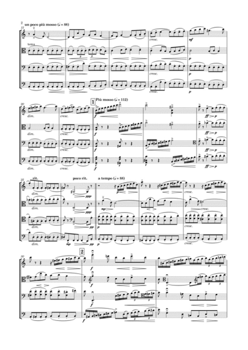 Arensky - String Quartet No.2 in A minor, Op.35 for Violin, Viola & 2 Cellos