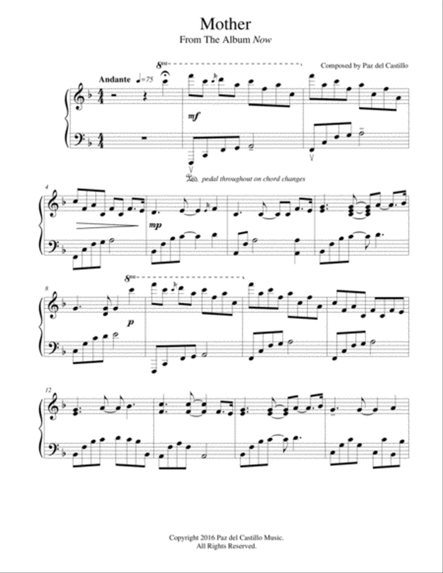 MOTHER Piano Method scores gallery preview page 1