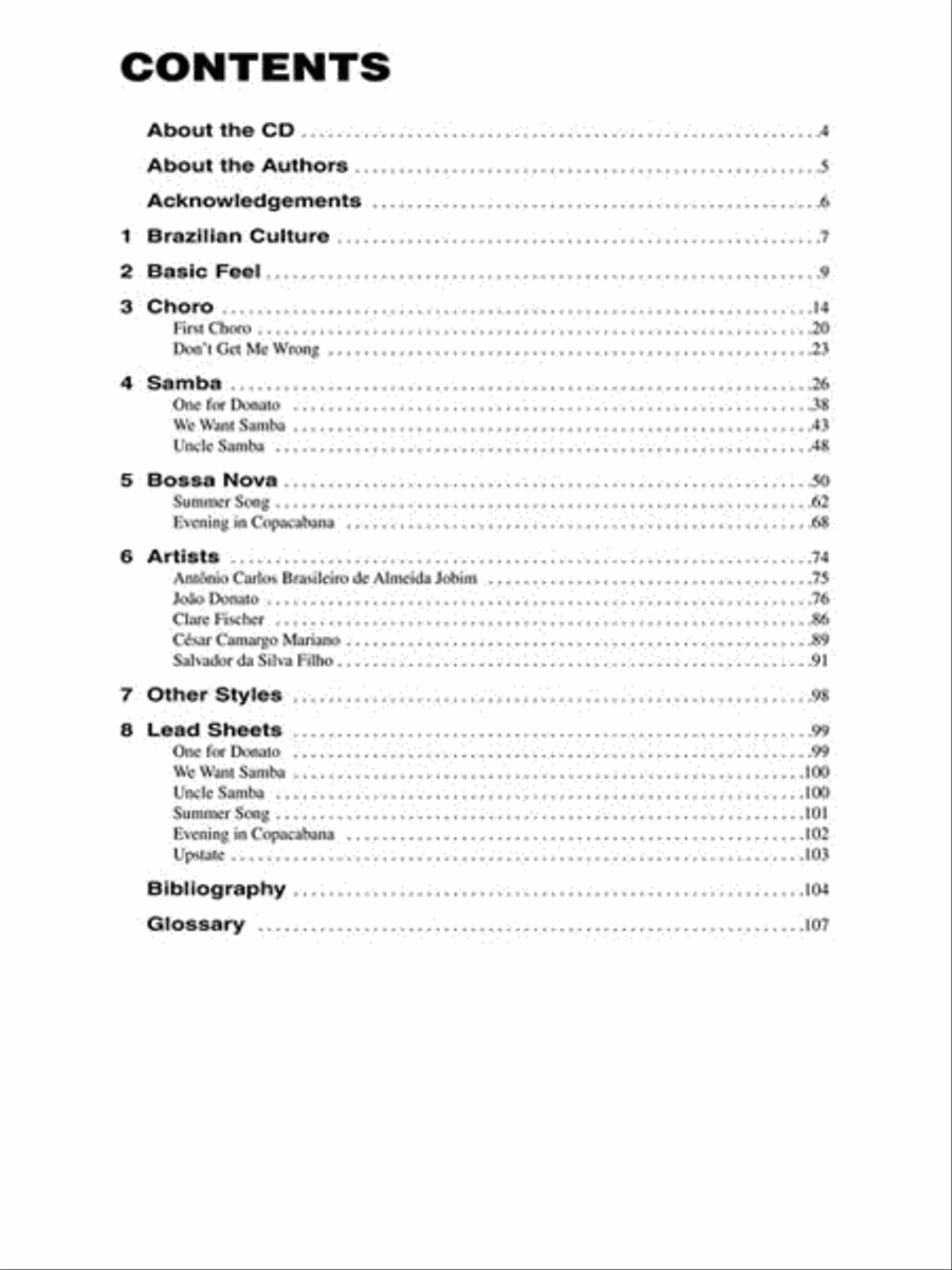 Brazilian Piano – Chôro, Samba, and Bossa Nova Piano scores gallery preview page 3