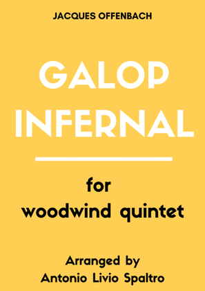 Book cover for Galop Infernal (Can Can) for Woodwind Quintet