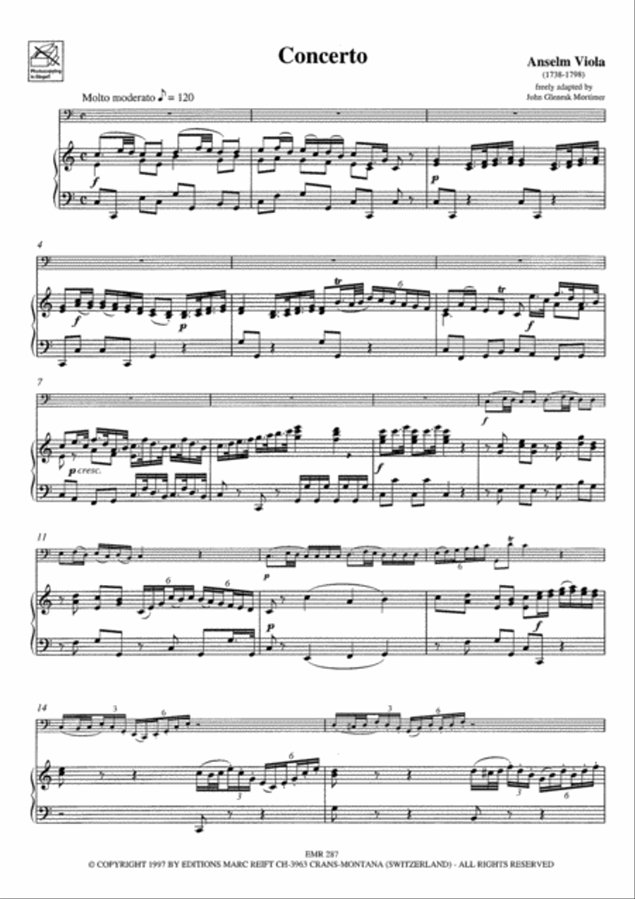 Concerto Bassoon Solo scores gallery preview page 11