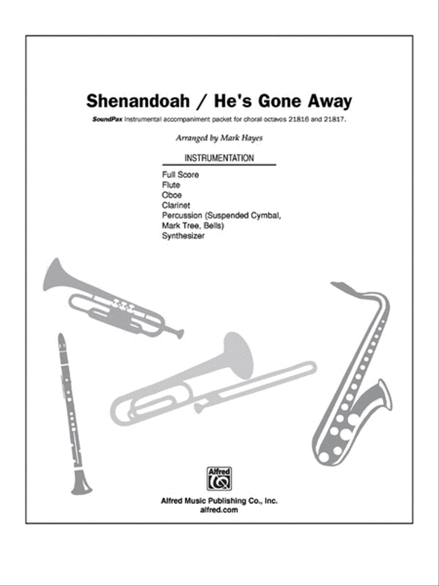 Shenandoah / He's Gone Away Choir scores gallery preview page 1