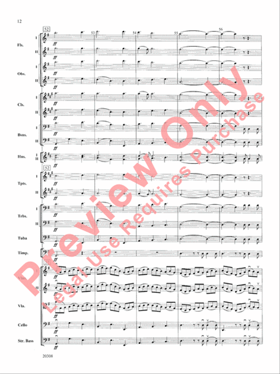 Jesu, Joy of Man's Desiring Full Orchestra scores gallery preview page 13