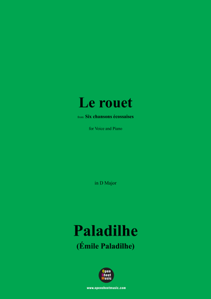Paladilhe-Le rouet,in D Major