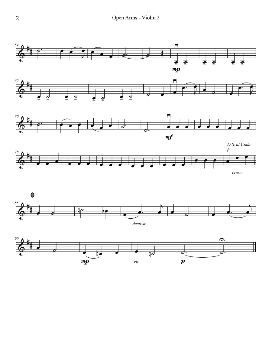 Open Arms String Quartet scores gallery preview page 4