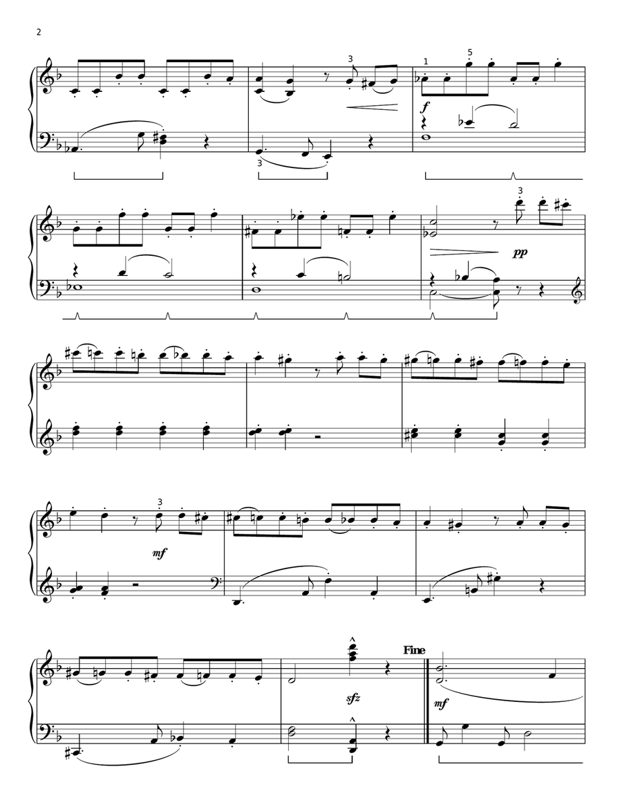 Presentania (arr. Phillip Keveren) Piano Solo scores gallery preview page 2