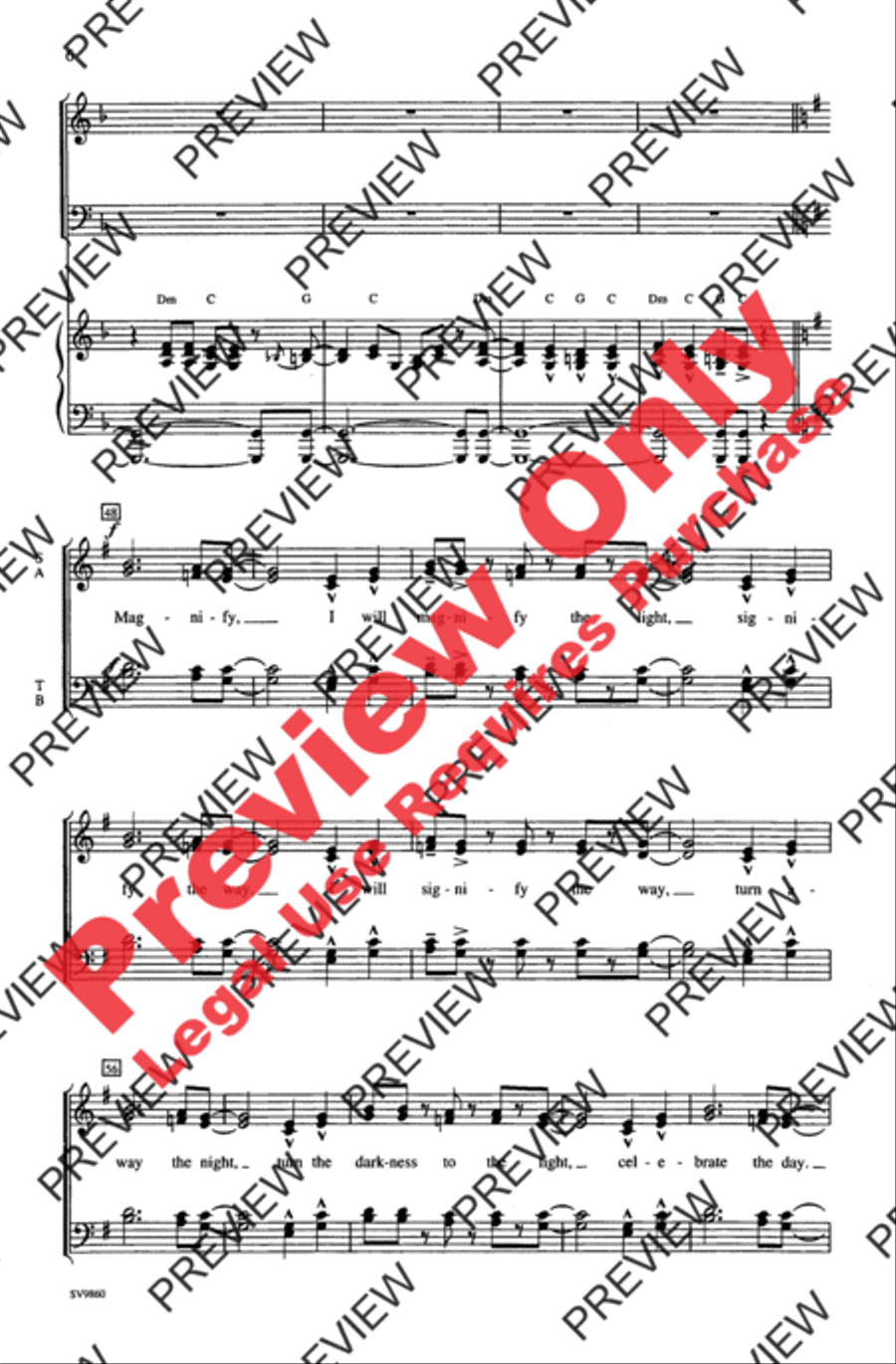 Magnify the Light 4-Part scores gallery preview page 6