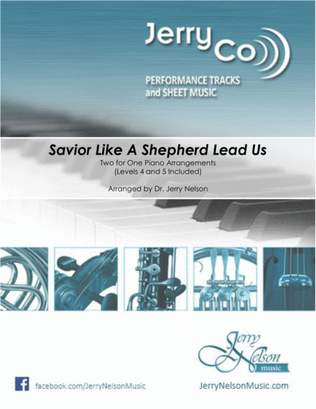 Book cover for Savior Like A Shepherd Lead Us (2 for 1 PIANO Standalone Arr's)